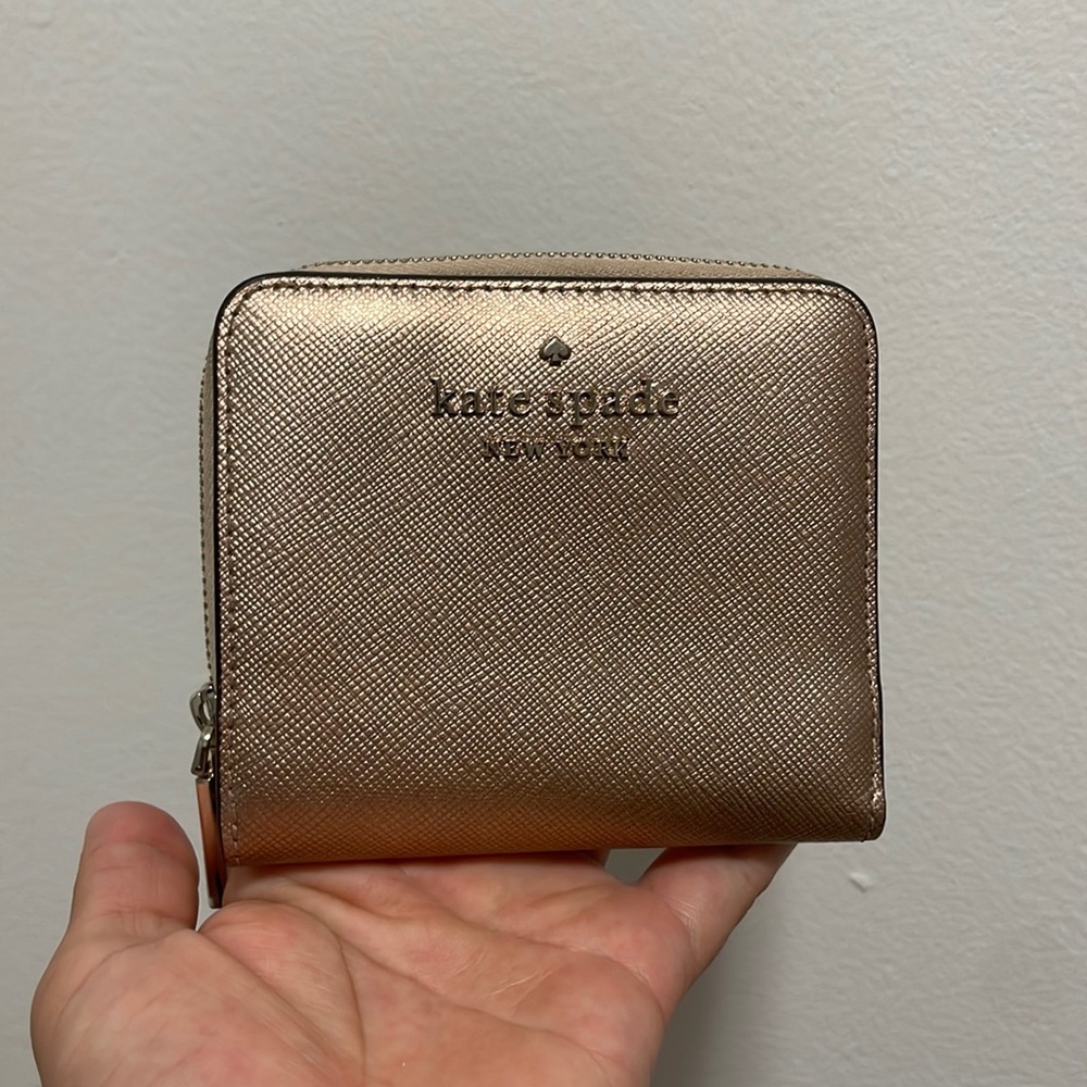 Kate Spade gold wallet